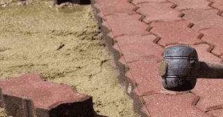 Укладка плитки на песок в Липецке в октябре