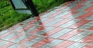 Профессиональная укладка цементной тротуарной плитки в Липецке в октябре