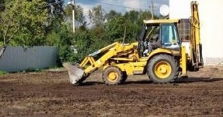 Выравнивание рельефа в Липецке в октябре